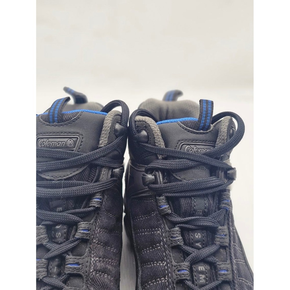 Coleman Hiking Boots Men's Size 8 Black Ecosystem Mid Top Trail Shoes - Picture 5 of 8